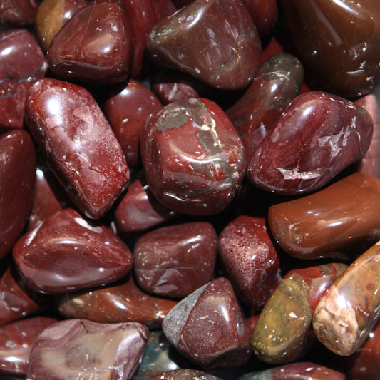 Maroon Jasper Tumbled Stones